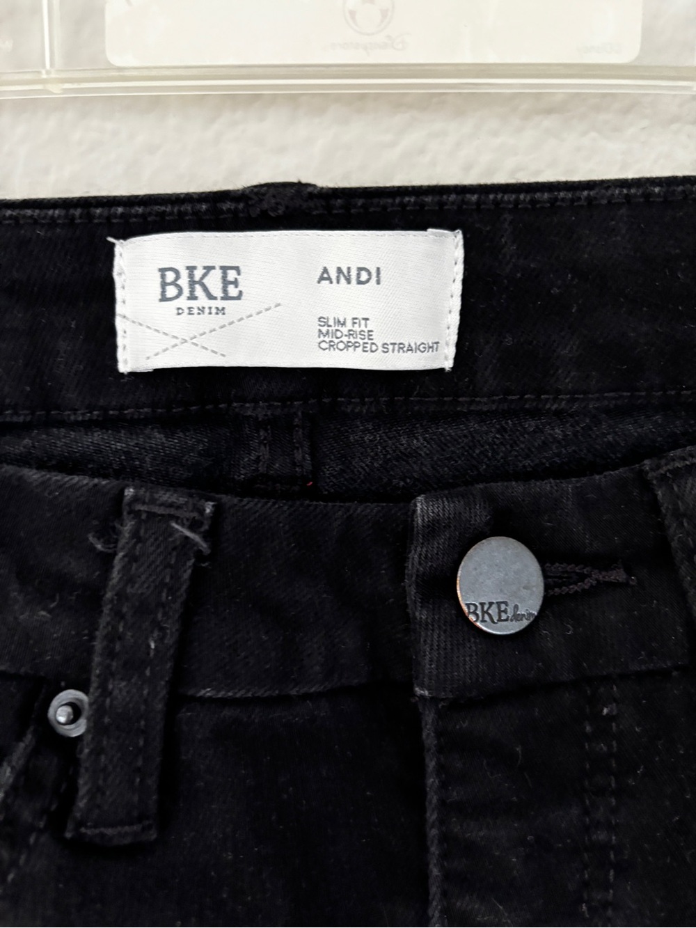 BKE Black Andi Slim-Fit Mid-Rise Jeans